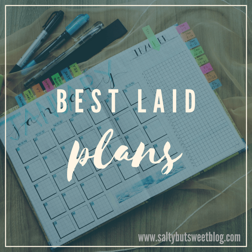 best laid plans agenda with highlight