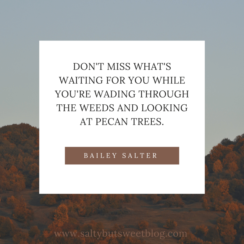 waiting and wading