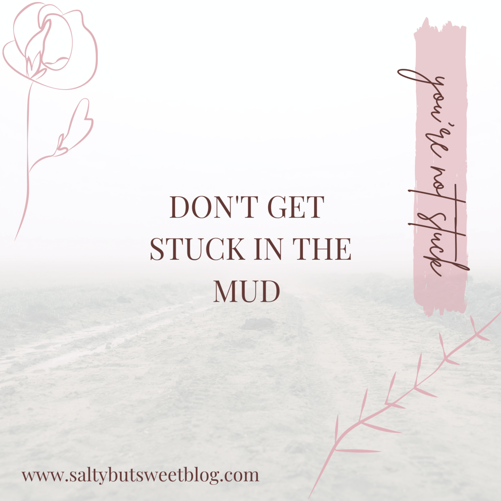 don't get stuck in the mud