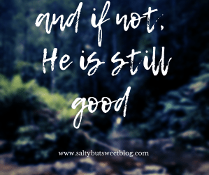 and if not, he is still good