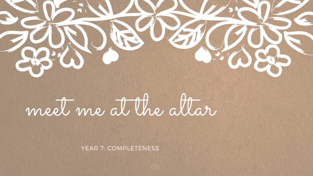 Meet Me at the&nbsp;Altar