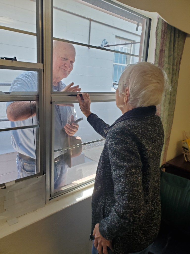 clyde + andrea visiting